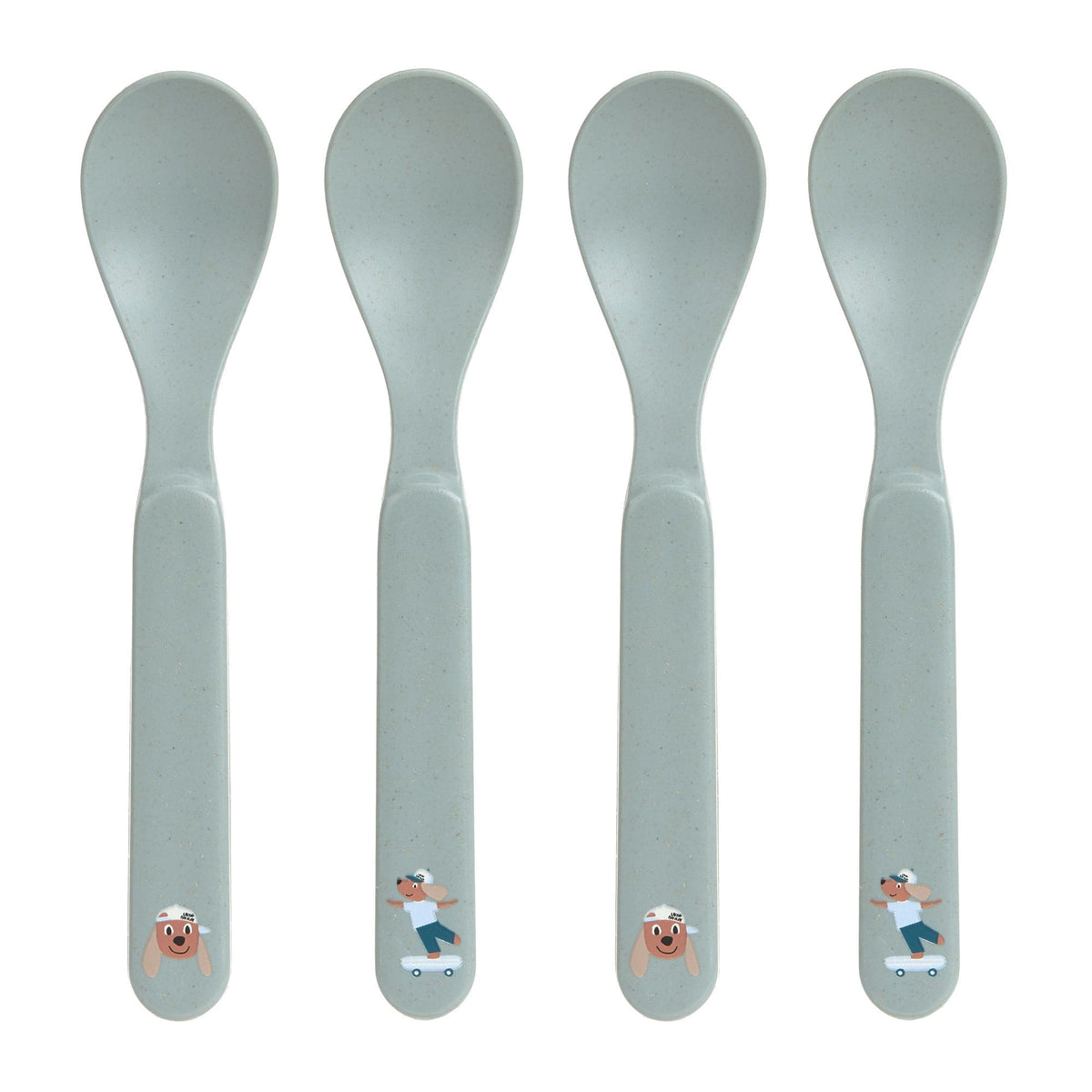 Kinderlöffel Set (4 Stk) - Tiny Team, Hund