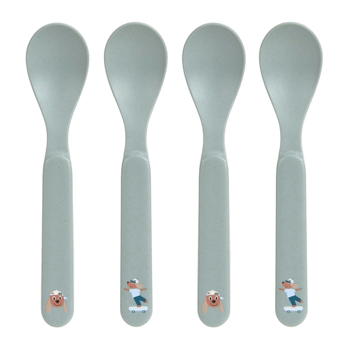 Kinderlöffel Set (4 Stk) - Tiny Team, Hund