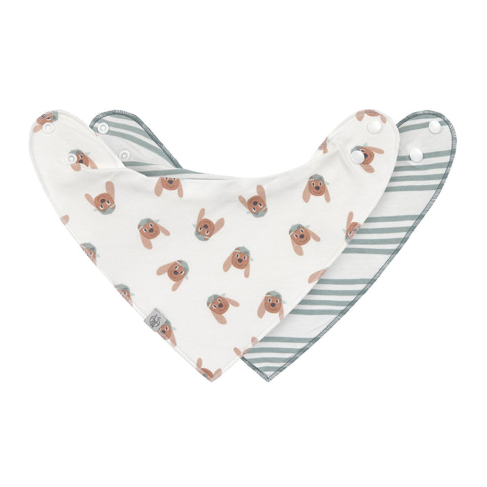 Dreieckstuch Baby (2 Stk) - Bandana, Tiny Team, Hund