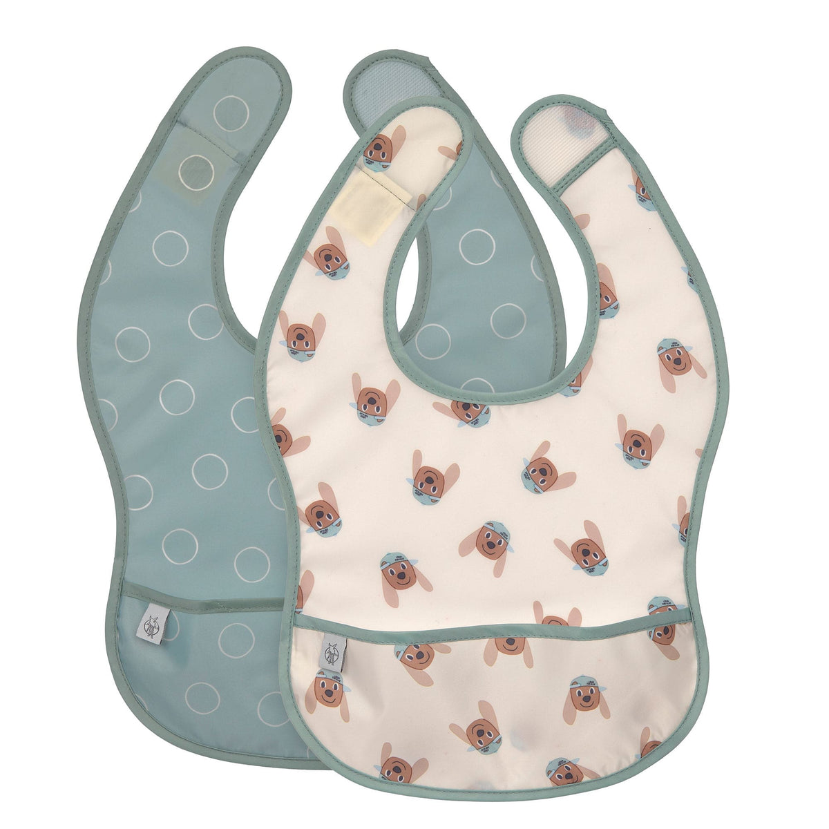 Lätzchen mit Auffangschutz (2 Stk) - Tiny Team, Hund