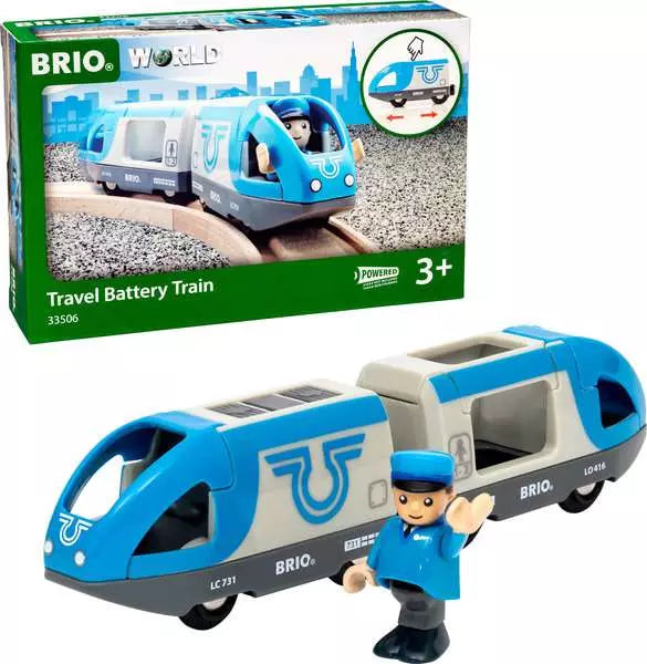 BRIO World - Blauer Reisezug