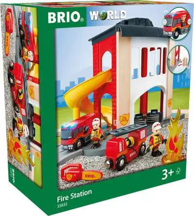BRIO World - Große Feuerwehr-Station mit Einsatzfahrzeug