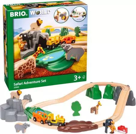 BRIO World - Großes Bahn Safari Set
