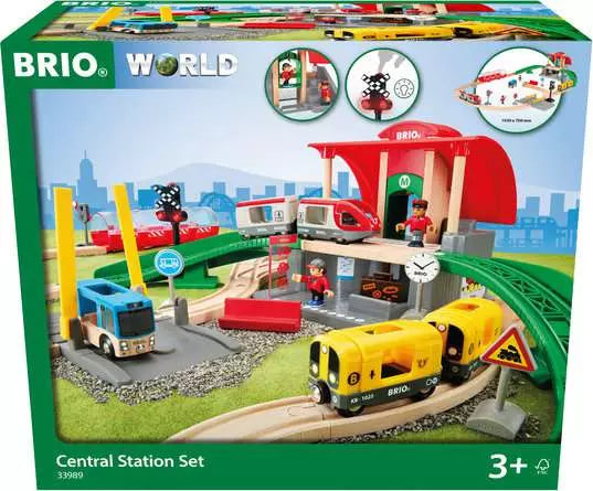 BRIO World - Großes City Bahnhof Set