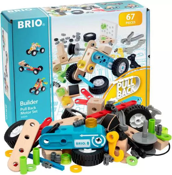 BRIO Builder - Nachziehmotor-Konstruktionsset