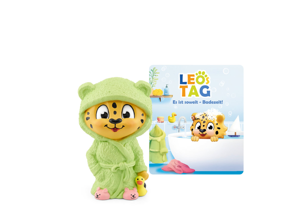 Es ist so weit – Badezeit Leos Tag