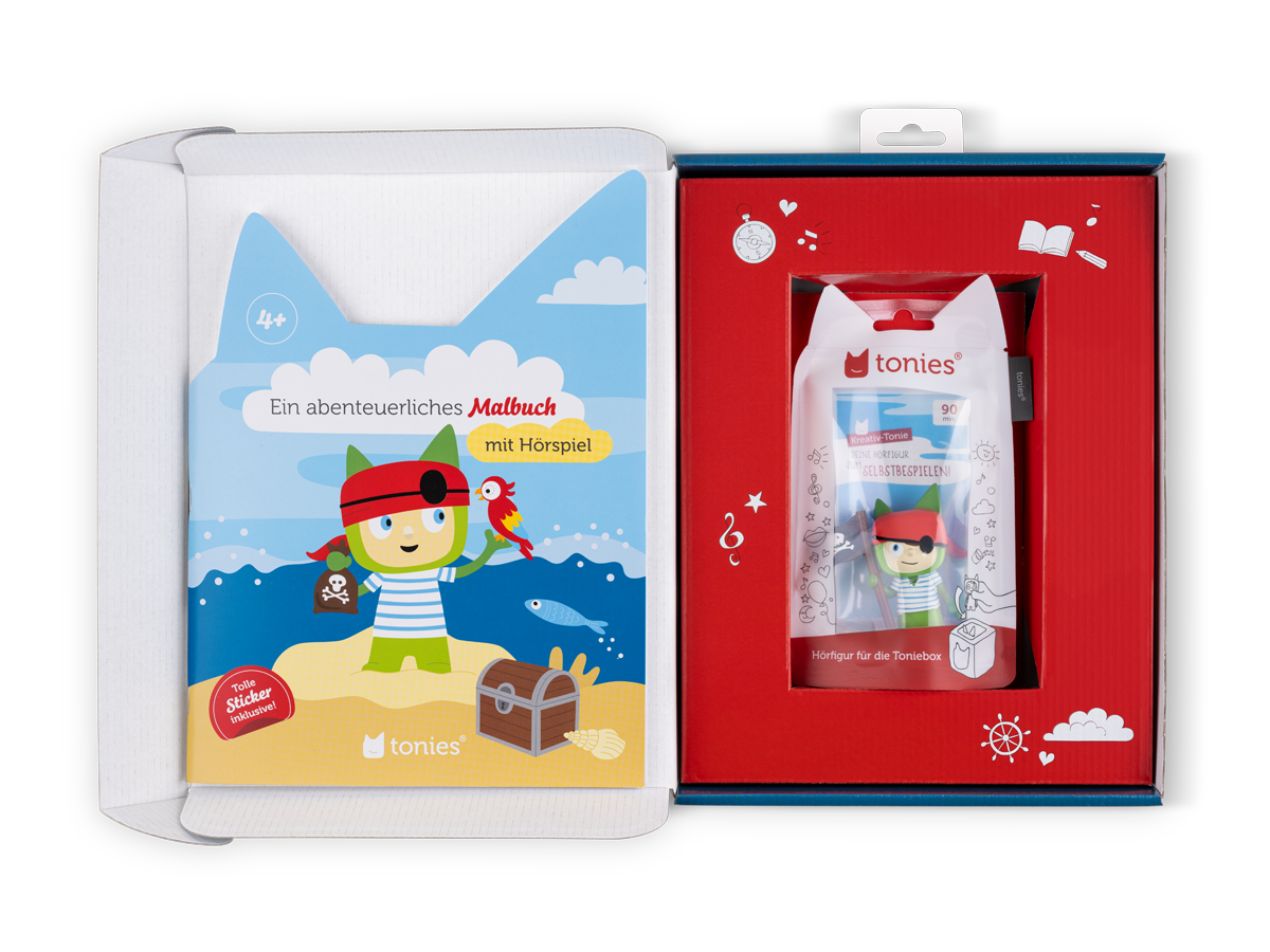 Malbuch-Bundle - inkl. Kreativ-Tonie Pirat
