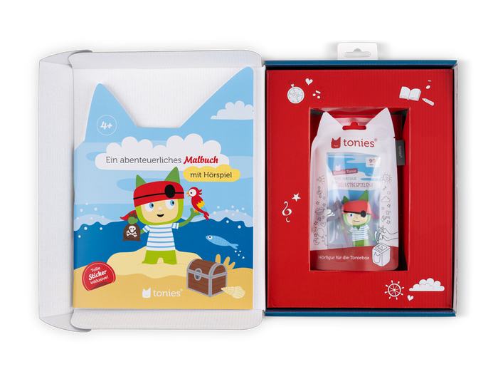 Malbuch-Bundle - inkl. Kreativ-Tonie Pirat