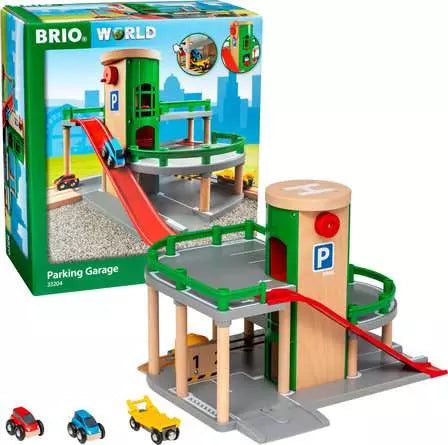 BRIO World - Parkhaus, Straßen & Schienen