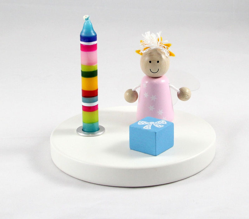 Geburtstagsscheibe weiß