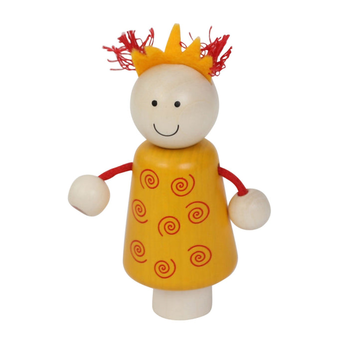 Steckfigur Prinzessin gelb