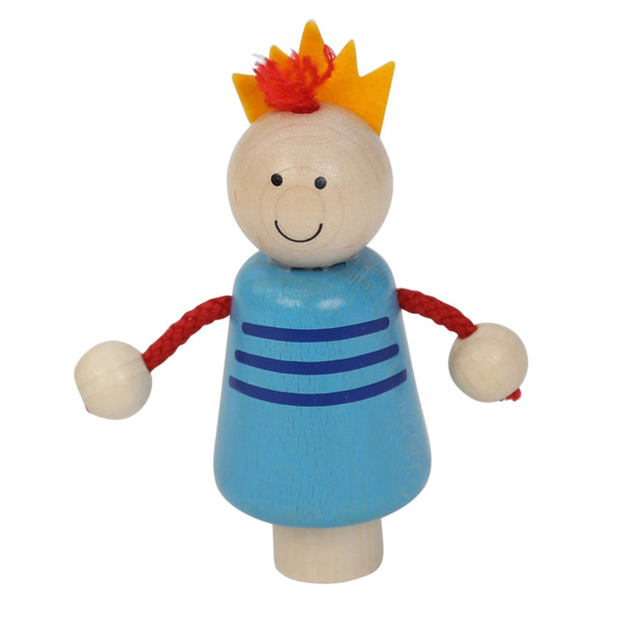 Steckfigur Prinz hellblau