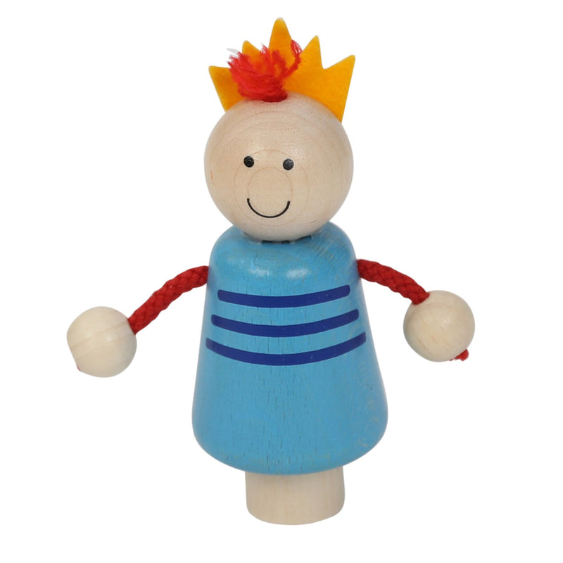 Steckfigur Prinz hellblau