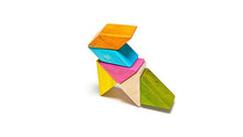 Laden Sie das Bild in den Galerie-Viewer, Tegu Magnetisches Holzprisma farbig 6 Teile